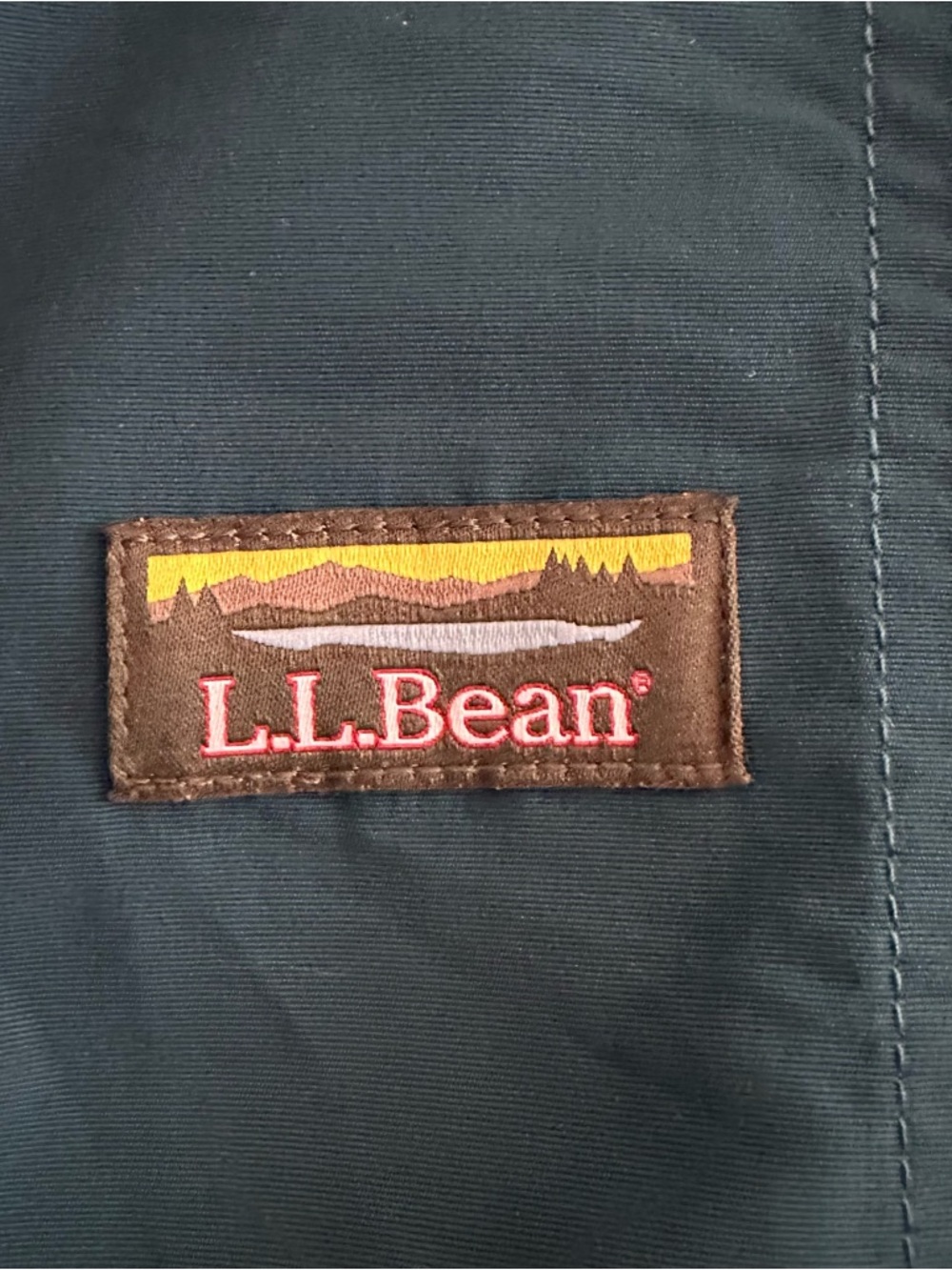 L.L. Bean Women’s Mountain Classic Color Block Hooded Anorak Jacket Size Large - Picture 12 of 13